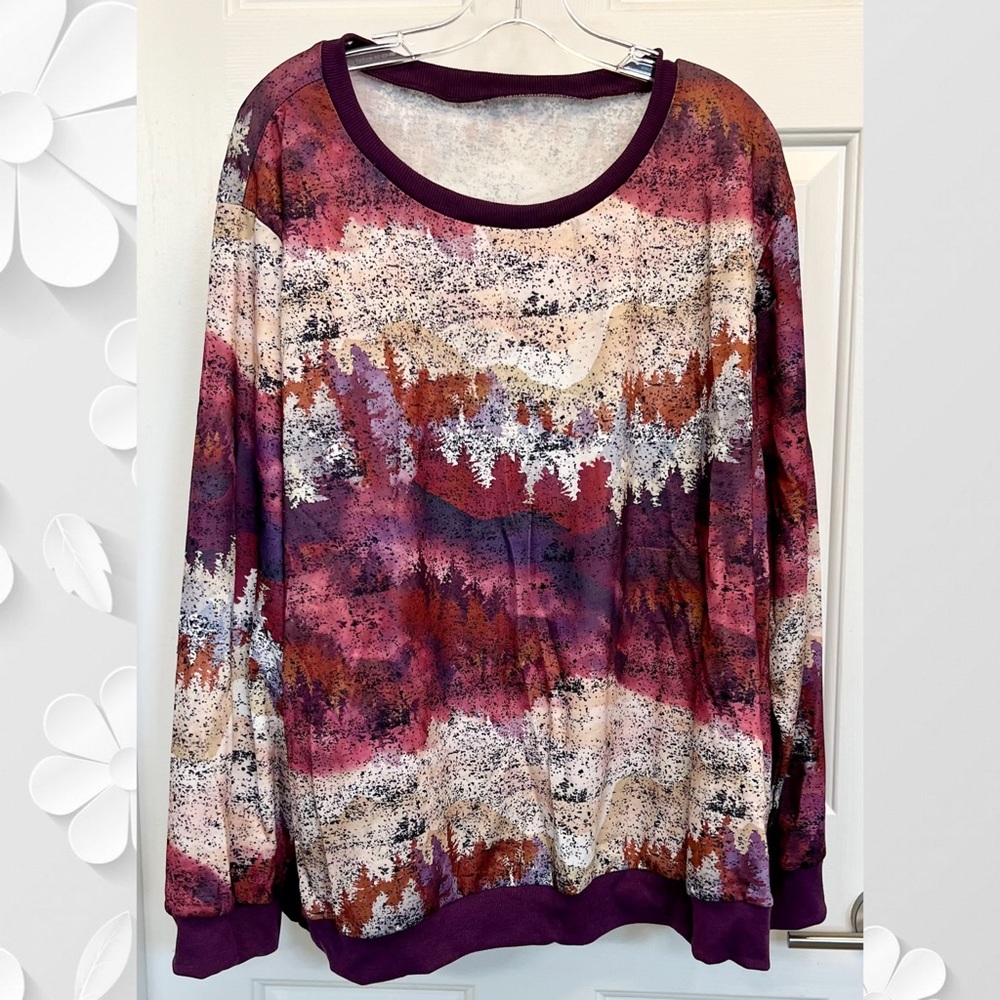 Long Sleeve Top Size 3X